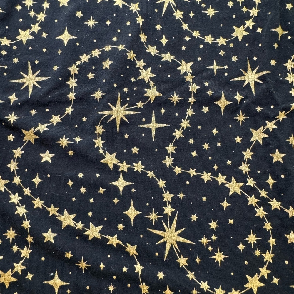 Posh Peanut Gold/Black Calypso Classic Pajama Set Size 9/10 - Picture 3 of 7